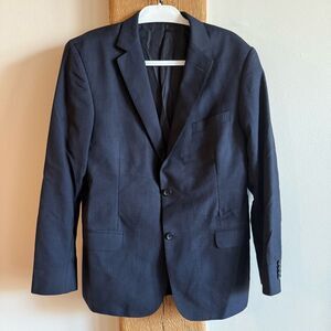 Z Zegna Wool/Silk Blend Blazer - Navy 52R